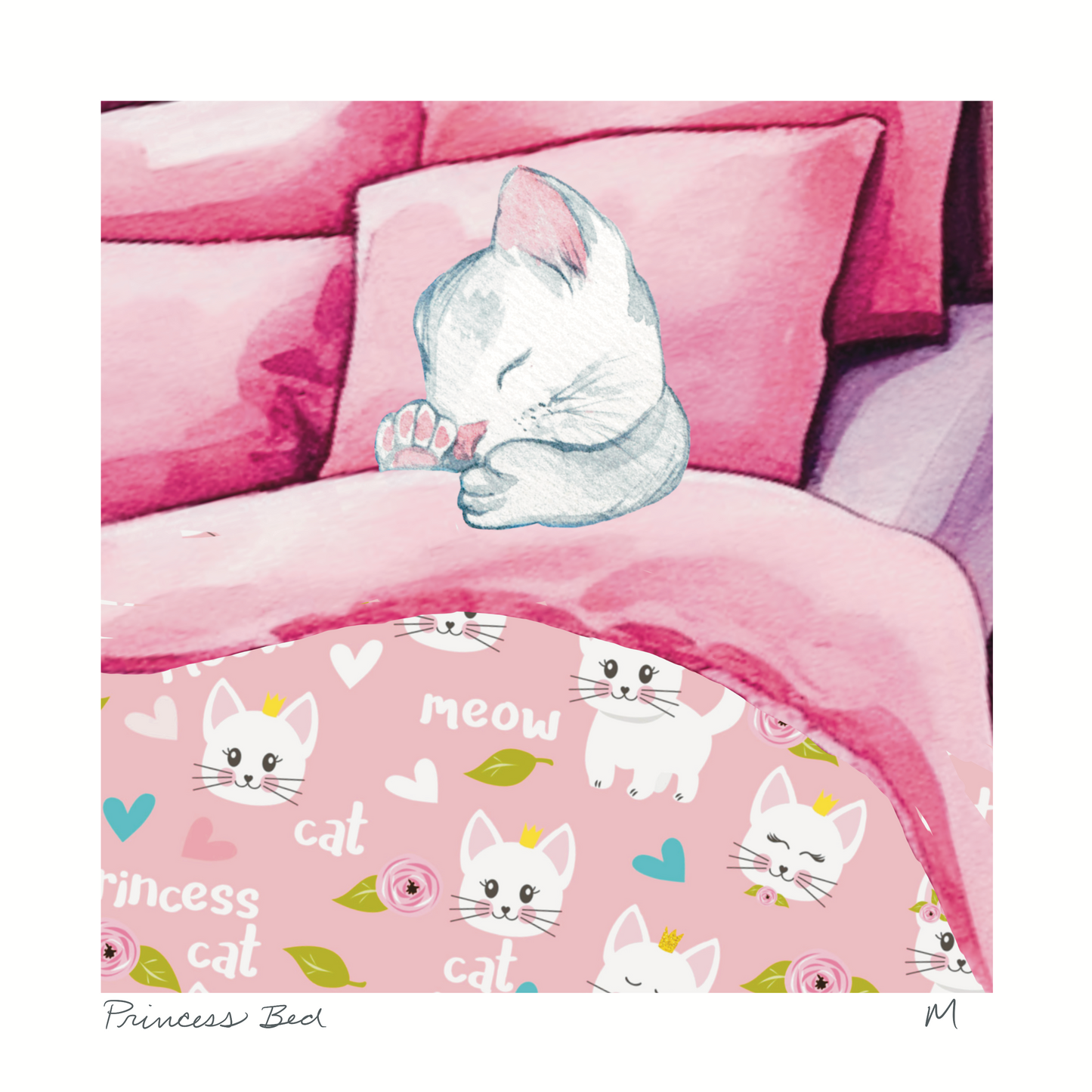 'Princess Bed' Art Print