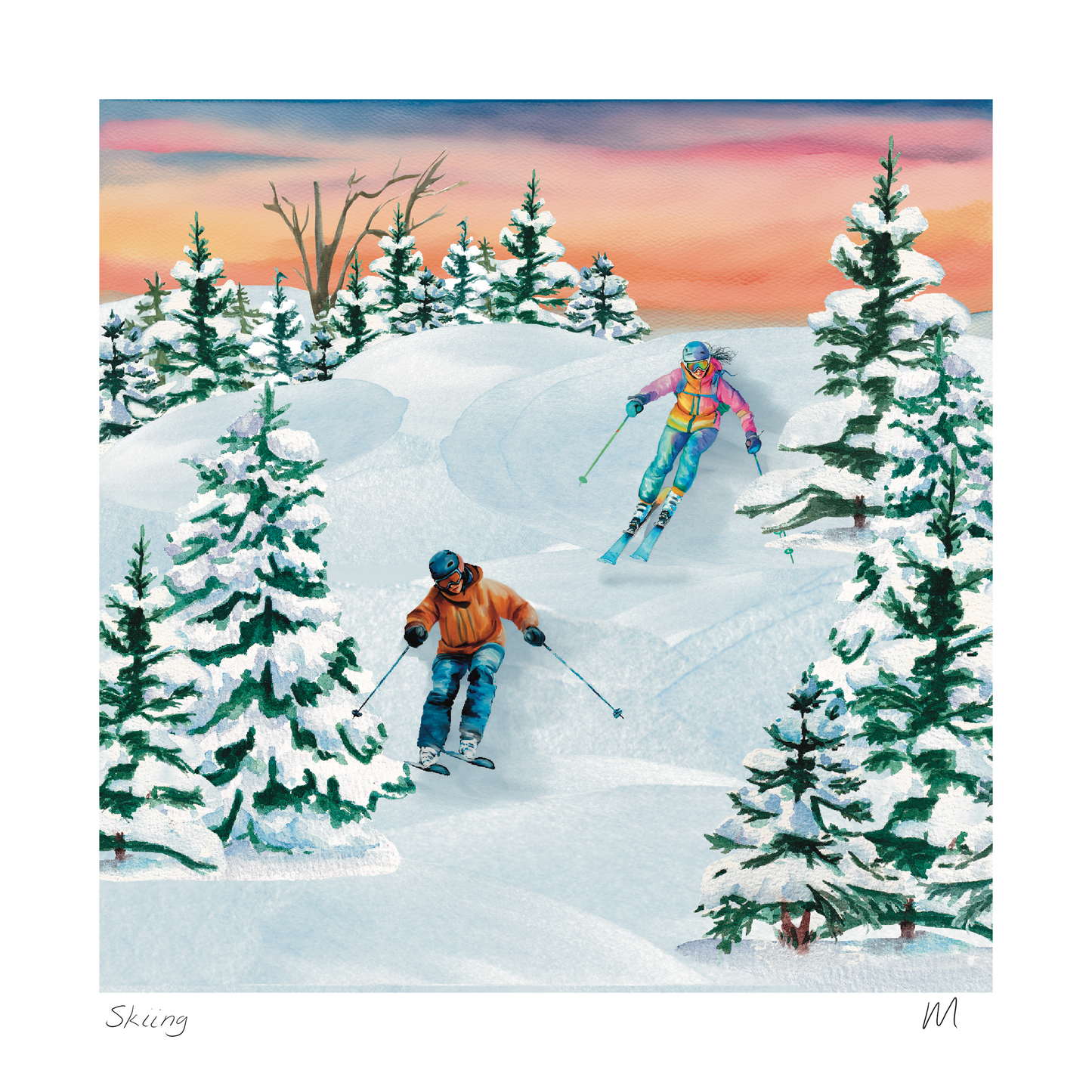 Skiing