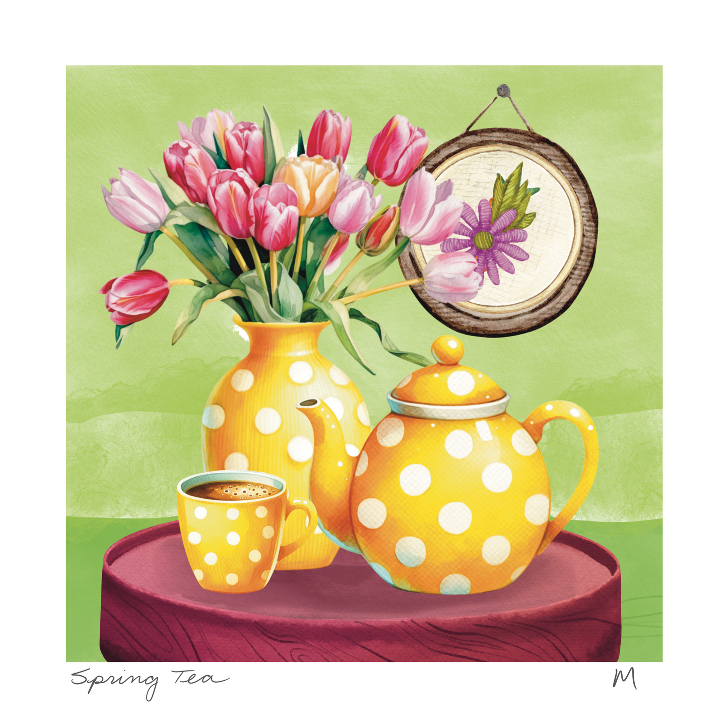 'Spring Tea' Art Print