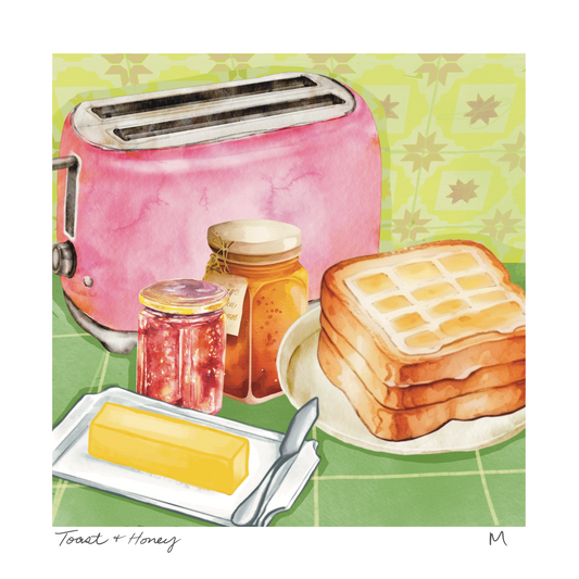 'Toast and Honey' Art Print